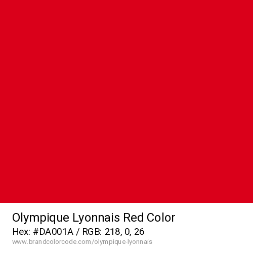 Olympique Lyonnais's Red color solid image preview