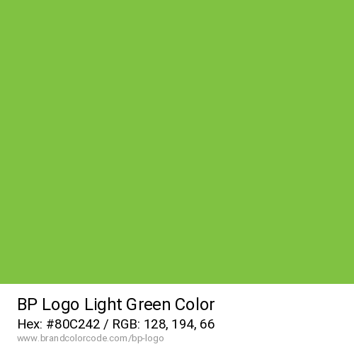 BP Logo's Light Green color solid image preview