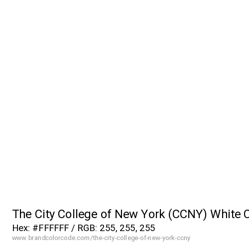 The City College of New York (CCNY)'s White color solid image preview