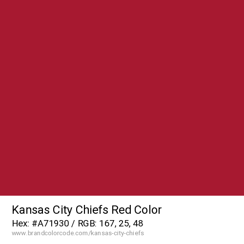 Kansas City Chiefs's Red color solid image preview