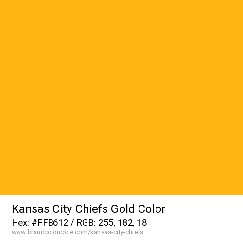 Kansas City Chiefs's Gold color solid image preview