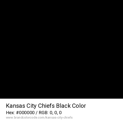 Kansas City Chiefs's Black color solid image preview