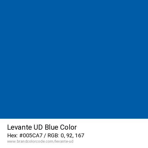 Levante UD's Blue color solid image preview