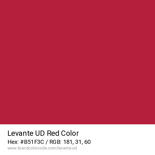 Levante UD's Red color solid image preview