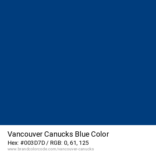 Vancouver Canucks's Blue color solid image preview