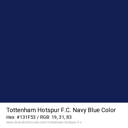 Tottenham Hotspur F.C.'s Navy Blue color solid image preview