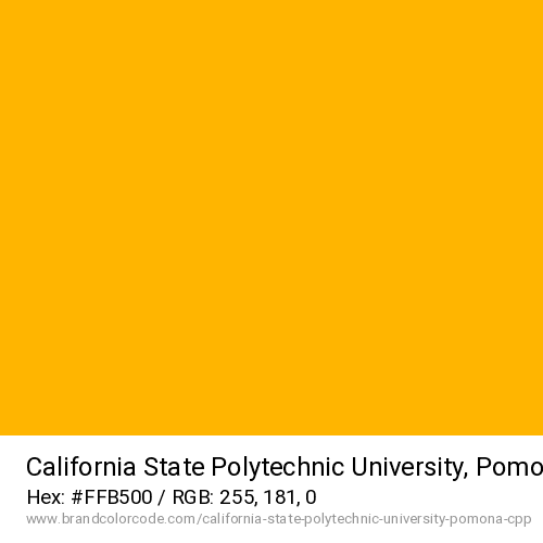 California State Polytechnic University, Pomona (CPP)'s Gold color solid image preview