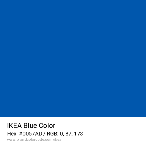 IKEA's Blue color solid image preview
