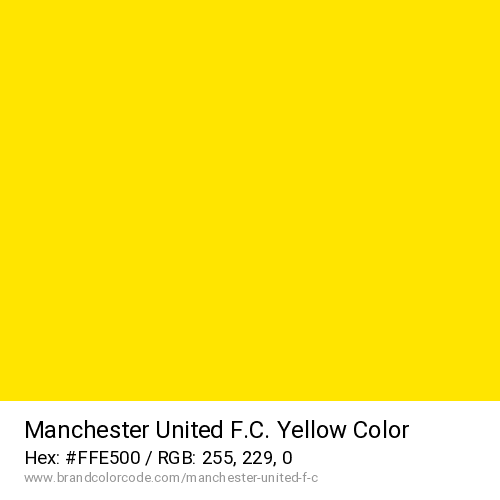 Manchester United F.C.'s Yellow color solid image preview