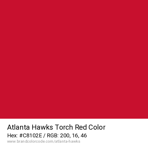Atlanta Hawks's Torch Red color solid image preview