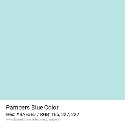 Pampers's Blue color solid image preview