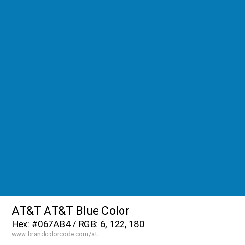 AT&T's AT&T Blue color solid image preview