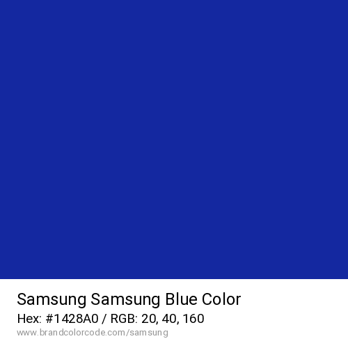 Samsung's Samsung Blue color solid image preview