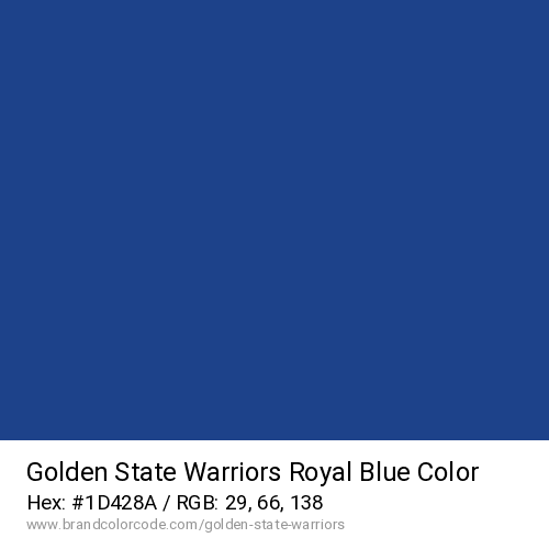 Golden State Warriors's Royal Blue color solid image preview