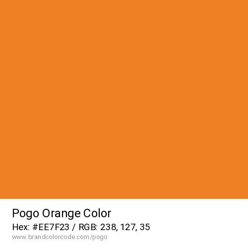 Pogo's Orange color solid image preview