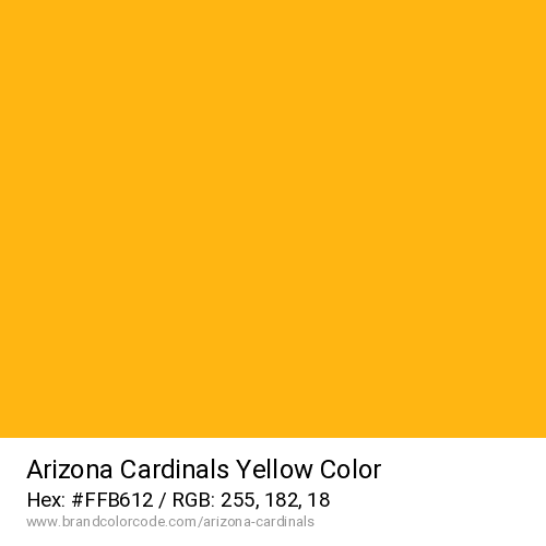 Arizona Cardinals's Yellow color solid image preview