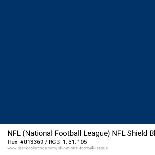 NFL (National Football League)'s NFL Shield Blue color solid image preview