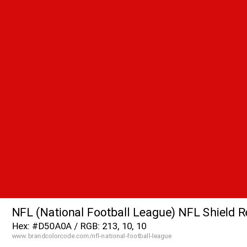 NFL (National Football League)'s NFL Shield Red color solid image preview