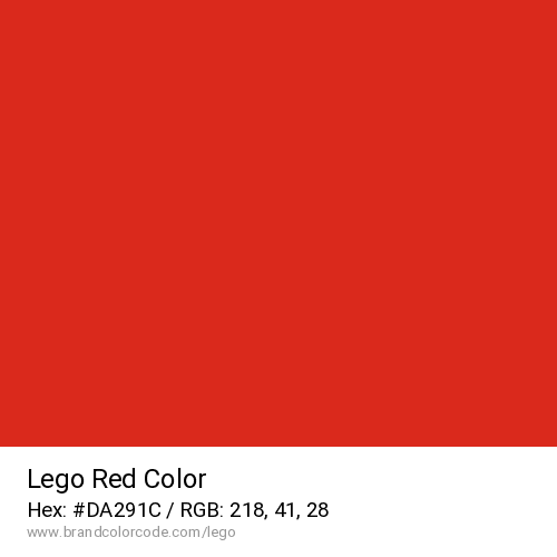 Lego's Red color solid image preview