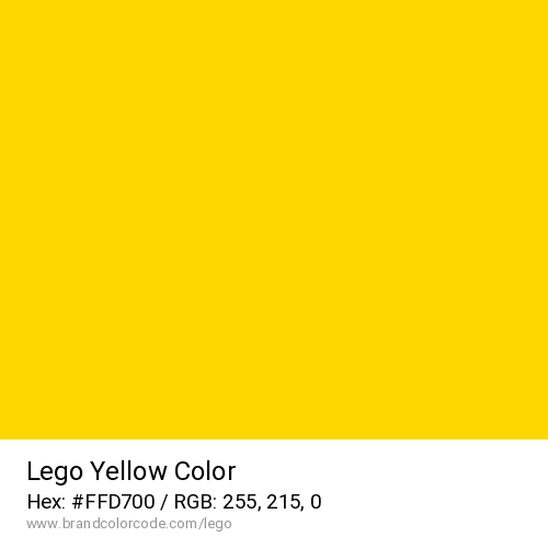 Lego's Yellow color solid image preview