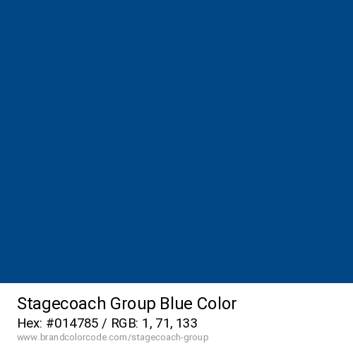 Stagecoach Group's Blue color solid image preview