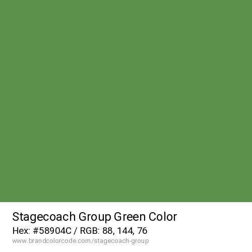 Stagecoach Group's Green color solid image preview