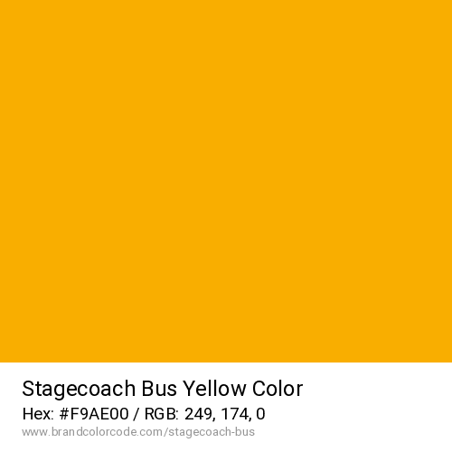 Stagecoach Bus's Yellow color solid image preview