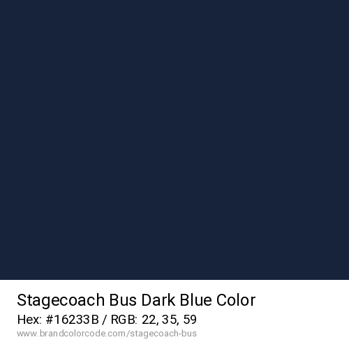 Stagecoach Bus's Dark Blue color solid image preview