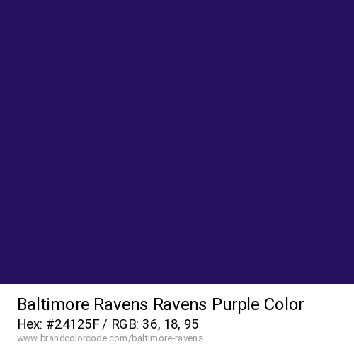 Baltimore Ravens's Ravens Purple color solid image preview