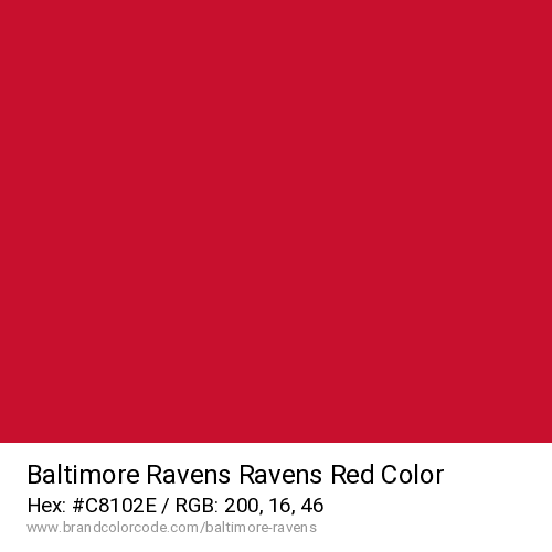 Baltimore Ravens's Ravens Red color solid image preview