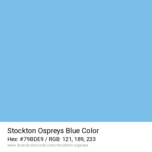 Stockton Ospreys's Blue color solid image preview