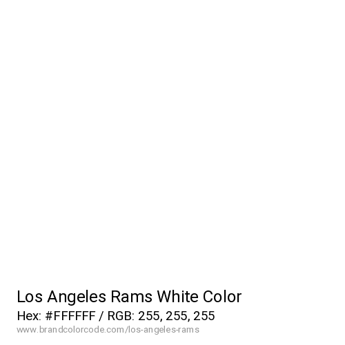 Los Angeles Rams's White color solid image preview