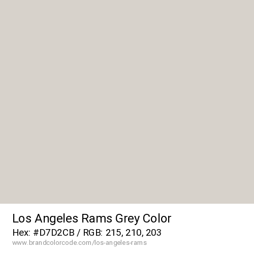 Los Angeles Rams's Grey color solid image preview