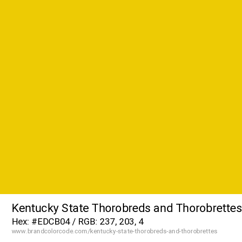 Kentucky State Thorobreds and Thorobrettes's Light Gold color solid image preview