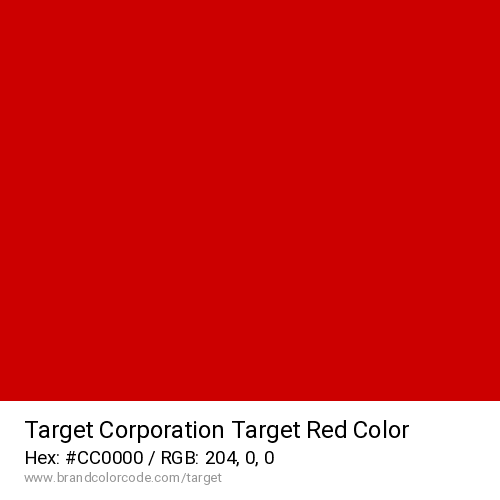 Target Corporation's Target Red color solid image preview