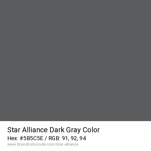 Star Alliance's Dark Gray color solid image preview