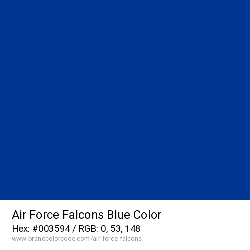Air Force Falcons's Blue color solid image preview