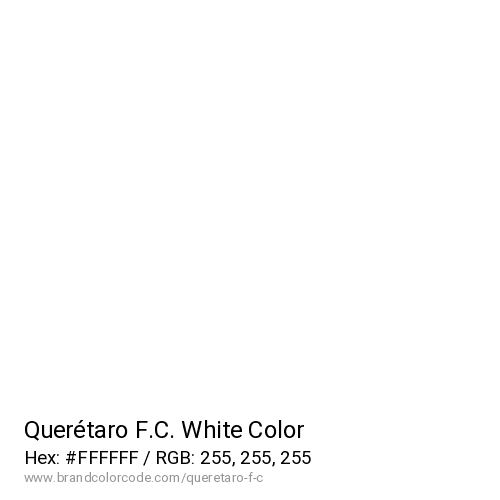 Querétaro F.C.'s White color solid image preview