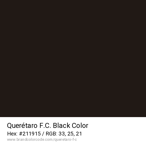 Querétaro F.C.'s Black color solid image preview