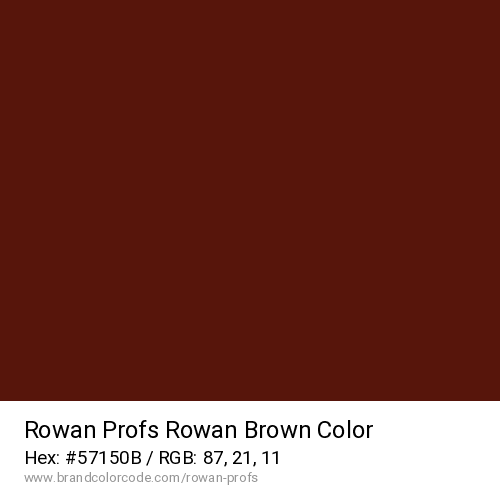 Rowan Profs's Rowan Brown color solid image preview