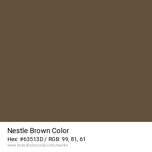 Nestle's Brown color solid image preview