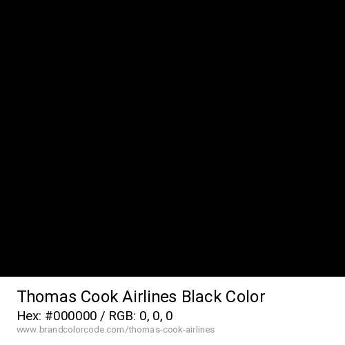 Thomas Cook Airlines's Black color solid image preview