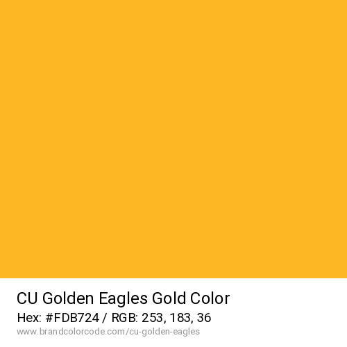 CU Golden Eagles's Gold color solid image preview