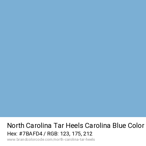 North Carolina Tar Heels's Carolina Blue color solid image preview