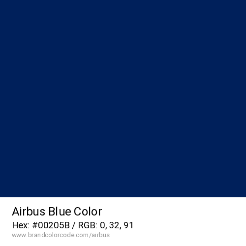 Airbus's Blue color solid image preview