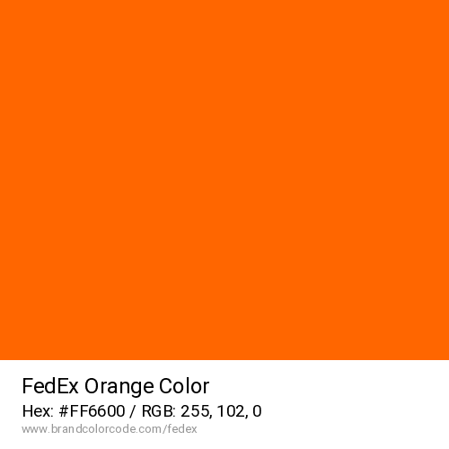 FedEx's Orange color solid image preview