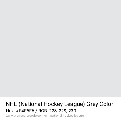 NHL (National Hockey League)'s Grey color solid image preview