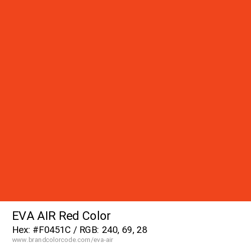 EVA AIR's Red color solid image preview