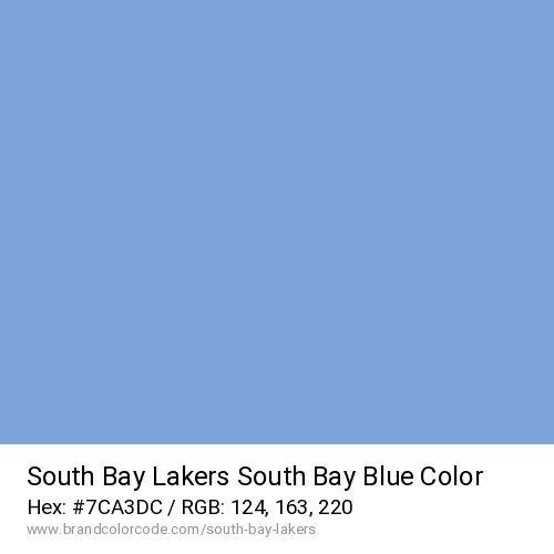 South Bay Lakers's South Bay Blue color solid image preview
