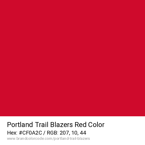 Portland Trail Blazers's Red color solid image preview